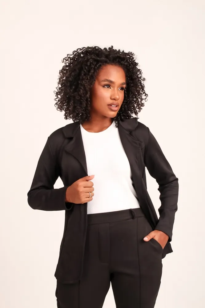 Blazer de luxo Lady Griffe Preto - Imagem 2