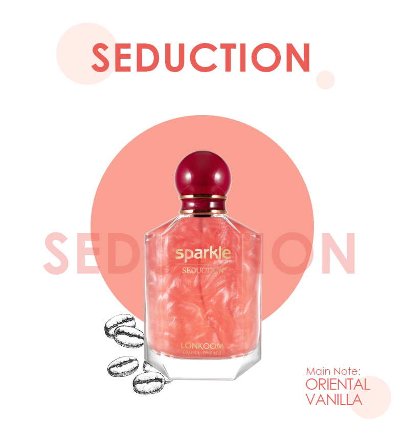 PERFUME FEMININO SPARKLE SEDUCTION 100 ML LONKOOM - Imagem 5